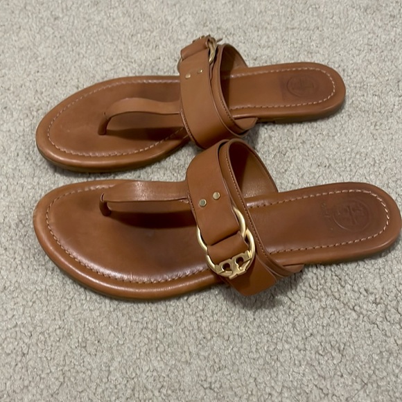 Tory Burch leather sandals - Picture 2 of 6